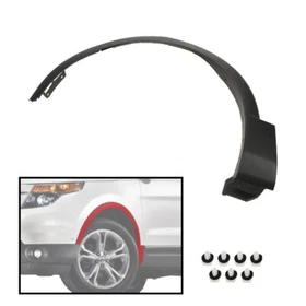 Front LH RH Fender Flare Wheel Well Arch Molding Fit For Ford Explorer 2011-2015
