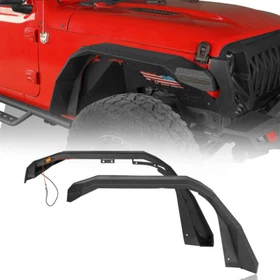 Off-Road Steel Front Rear Fender Flare Fit 2018-26 Jeep Wrangler JL Gladiator JT