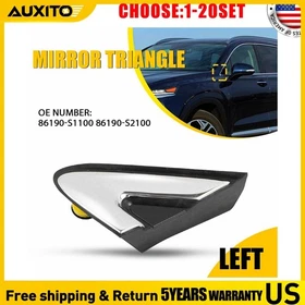 Left Driver Side Mirror Corner Fender Molding For Hyundai Santa Fe 2019-23 1-10X