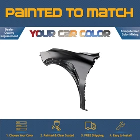 For 2022-2022 SUBARU OUTBACK, Left Fender (Driver); Wilderness Painted to Match