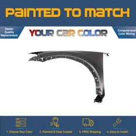 For 2017-2024 MAZDA CX-5, Left Fender (Driver Side) Painted to Match