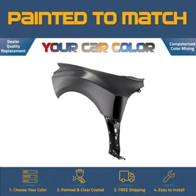 For 2008-2014 SUBARU IMPREZA WRX, Left Fender; STI Model; w/o SL Hole Painted For 2008-2014 SUBARU IMPREZA WRX, Left Fender; STI Model; w/o SL Hole Painted