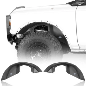 Front / Rear Inner Fender Liner Steel Mud Guard Fit 2021-2025 Ford Bronco