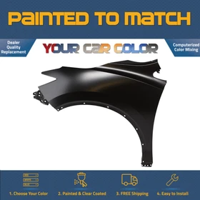 For 2015-2023 NISSAN MURANO, Left Fender (Driver Side) Painted to Match