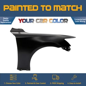 For 2014-2020 LEXUS IS200t, Right Fender;  w/o F Sport Pkg Painted to Match