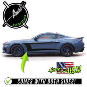 Side C Racing Stripes Decals Graphics Compatible With 2024 & up Ford Mustang