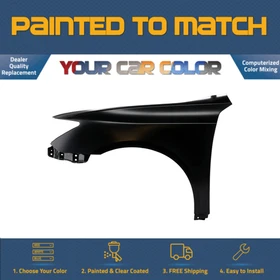 For 2007-2012 LEXUS ES350, Left Fender (Driver Side) Painted to Match
