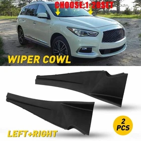For Infiniti QX60 16-20 Wiper Cowl Cover Trim Fender Left Right Side Black 2-10X