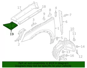 80A-805-285-A-9B9 AUDI Cover Panel #2 80A-805-285-A-9B9 AUDI Cover Panel #2