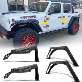 JL01H102-BX AUTOFREE AUTOPART Front Rear Fender Flares Jl Jlu JL01H102-BX AUTOFREE AUTOPART Front Rear Fender Flares Jl Jlu