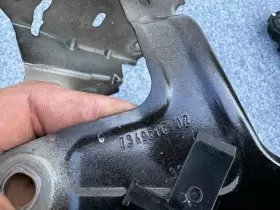 7349618 BMW Front Right Fender Bumper Mount Bracket 530I M5 #3 7349618 BMW Front Right Fender Bumper Mount Bracket 530I M5 #3