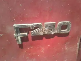 F250 FORD TRUCK Emblem Badge Driver Left Fender Bronco F250 FORD TRUCK Emblem Badge Driver Left Fender Bronco