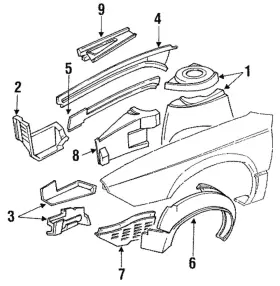 10204761 GM Rail Extension 10204761 GM Rail Extension
