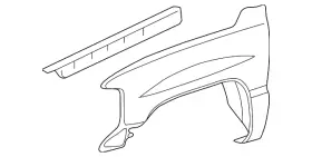19168845 GM Fender 19168845 GM Fender