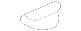 22779804 GM Passenger Front Fender Seal 22779804 GM Passenger Front Fender Seal