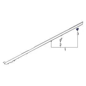 838583V000 HYUNDAI OE Fender Molding Retainer Sonata 838583V000 HYUNDAI OE Fender Molding Retainer Sonata