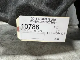 10786 LEXUS Rear Right Passenger Inner Fender Liner IS350 #2 10786 LEXUS Rear Right Passenger Inner Fender Liner IS350 #2