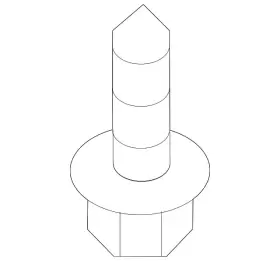 9CF6-00-516B MAZDA Splash Shield Screw 9CF6-00-516B MAZDA Splash Shield Screw