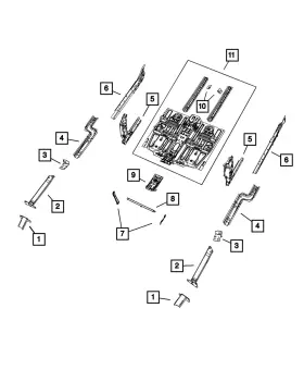 68320328AF MOPAR Lower Beam Right Cherokee 68320328AF MOPAR Lower Beam Right Cherokee