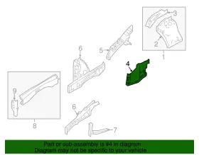 63840-3JA0A NISSAN Fender Liner Pathfinder #2