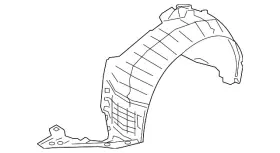 63840-4RA1D NISSAN Fender Liner Maxima
