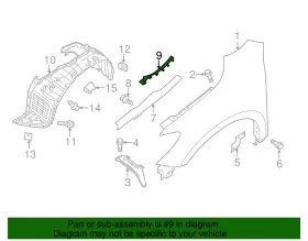 66895-9PB0A NISSAN Rear Seal Pathfinder #2