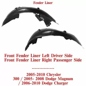 10820315 CHRYSLER Front Fender Liner Lh Rh Charger 300 Dodge #2 10820315 CHRYSLER Front Fender Liner Lh Rh Charger 300 Dodge #2