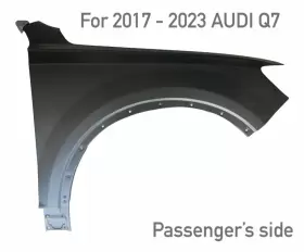 4M0821106D AUDI Primed Front Right Passenger Fender Panel Q7