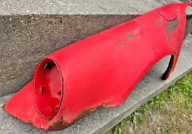 93050303100 PORSCHE Solid Left Front Steel Fender Turbo 911
