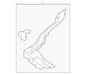 51690FL0209P SUBARU Crosstrek Passenger Sd Apron Extension
