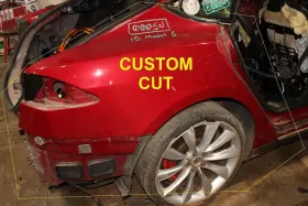 160-RTESLA TESLA Sunset Passenger Right Rear Quarter Panel