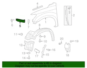 53932-0C902 TOYOTA Extension Panel #2 53932-0C902 TOYOTA Extension Panel #2