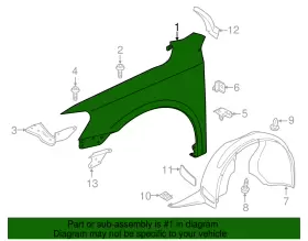 561-821-022-A VOLKSWAGEN Fender #2