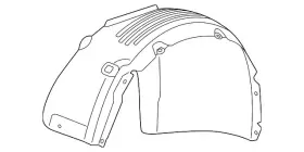 5G0-805-970-N VOLKSWAGEN Fender Liner