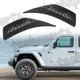For 2018-2025 Jeep Wrangler JL & JT Black Pair Side Fender Air Vent Outlet Cover For 2018-2025 Jeep Wrangler JL & JT Black Pair Side Fender Air Vent Outlet Cover