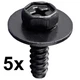 Set of 5 Phillips Hex Head Screws for Mazda Grille Bumper Cover and Fender Liner Set of 5 Phillips Hex Head Screws for Mazda Grille Bumper Cover and Fender Liner