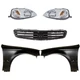Front Grille Kit For 1999-2000 Honda Civic Sedan