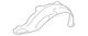 Genuine Mazda Fender Splash Shield NC10-56-141F