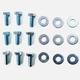 Fender Bolt Kit, Front, Compatible with VW 1948-1979 Volkswagen Beetle/Bug Fender Bolt Kit, Front, Compatible with VW 1948-1979 Volkswagen Beetle/Bug