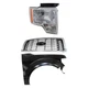 Grille For 2010-12 Ford F-150 with RH Fender and Headlight Chrome Trim Kit Grille For 2010-12 Ford F-150 with RH Fender and Headlight Chrome Trim Kit