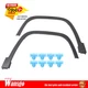 Front Left & Right Fender Flares Set For Jeep Cherokee 2014 2015 2016 2017 Front Left & Right Fender Flares Set For Jeep Cherokee 2014 2015 2016 2017