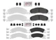 Front & Rear Disc Brake Pads 08-2023 FORD E150 E250 E350 Fits Ford Van E series Front & Rear Disc Brake Pads 08-2023 FORD E150 E250 E350 Fits Ford Van E series