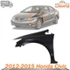 New Front Fender Left Side Primed For 2012-2015 Honda Civic