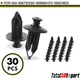 30Pcs Bumper Cover Trim Panel Retainer Fasteners for GM 10.32mm Nylon Screw-Type 30Pcs Bumper Cover Trim Panel Retainer Fasteners for GM 10.32mm Nylon Screw-Type