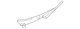 Genuine Nissan Fender Filler Panel 66894-6LB0A