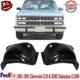 New Front Inner Fender LH & RH Steel Black For 1981-91 Chevy C10 Suburban C1500 New Front Inner Fender LH & RH Steel Black For 1981-91 Chevy C10 Suburban C1500