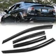 For 2004-2008 Acura TL Sedan Mugen Style Window Visor Vent Rain Guards Deflector For 2004-2008 Acura TL Sedan Mugen Style Window Visor Vent Rain Guards Deflector