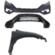 Bumper Cover Fascia Front Upper for Honda CR-V 2015-2016