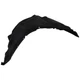 CAPA for 2022-2024 Tundra Front Right Fender Liner 538750C100 TO1249254C CAPA for 2022-2024 Tundra Front Right Fender Liner 538750C100 TO1249254C