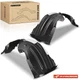 A-Premium 2x Inner Fender Liners with Insulation Foam for Mitsubishi Outlander